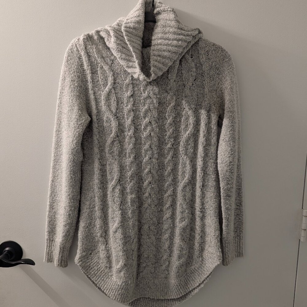 Oversized Long Sleeve Turtleneck Sweater (XXS)
